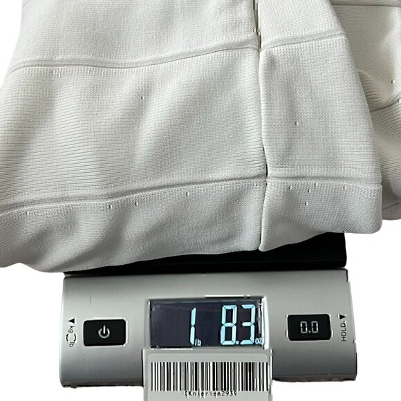 Herve Leger Paris Womens Dress XS White Short Sleeve Mock Neck Cut Out Rib Mini - Picture 9 of 12